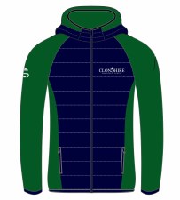 CS Clonshire Equestrian Hybrid Hooded Jacket (Navy Green) Age 13-14